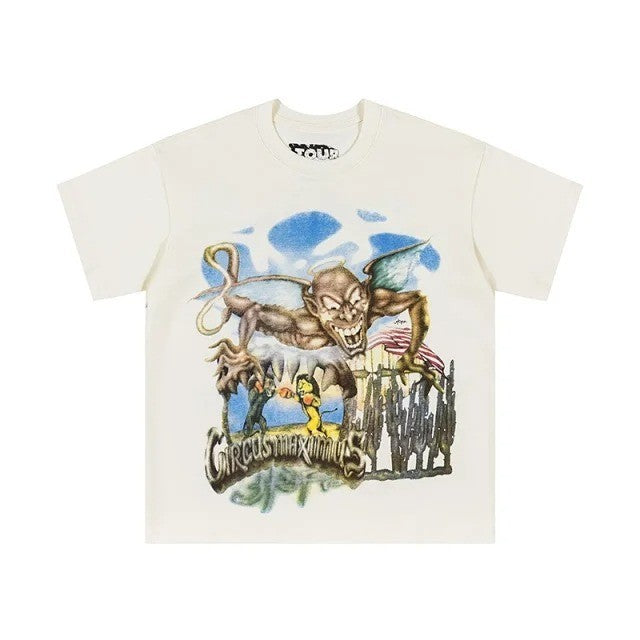 Travis Scott Utopia Circus Maximus Tour III Tee 'White'