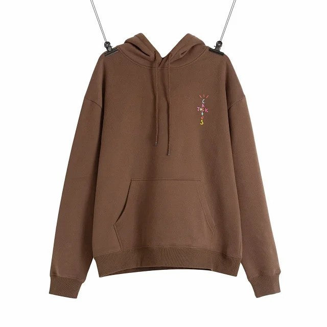 Travis Scott x McDonald's Cj Smile Hoodie Brown
