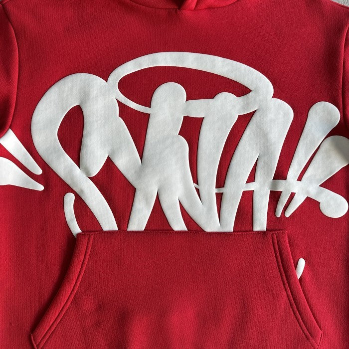 Syna World Team Syna Tracksuit/ Set - Hoodie & Shorts - Red