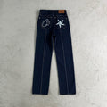 C-STAR STITCH-DOWN DENIM JACKET [DARK WASH] - Corteiz