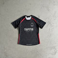 Trapstar Irongate Football Jersey - Black/Red