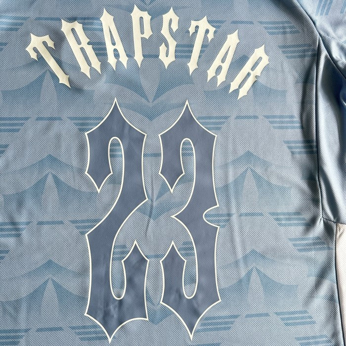 Trapstar London Irongate Football Jersey - Grey/Blue