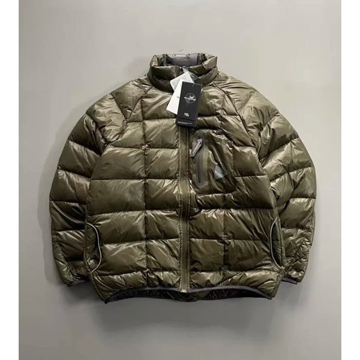 And Wander Diamond Stitch Down Jacket Black