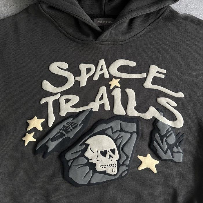Broken Planet Market Space Trails Hoodie - Beluga Grey