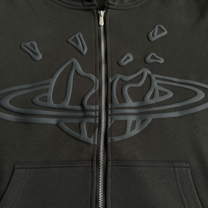 Broken Planet Zip-Up Hoodie - Black