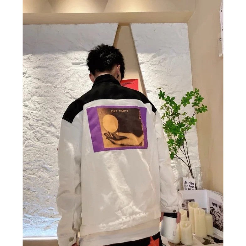Cav Empt - Bleached 2 Colour Denim Jacket