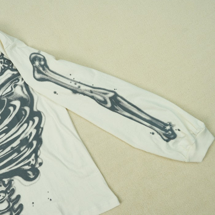 Hellstar Airbrushed Bones Long Sleeve T-shirt - Black