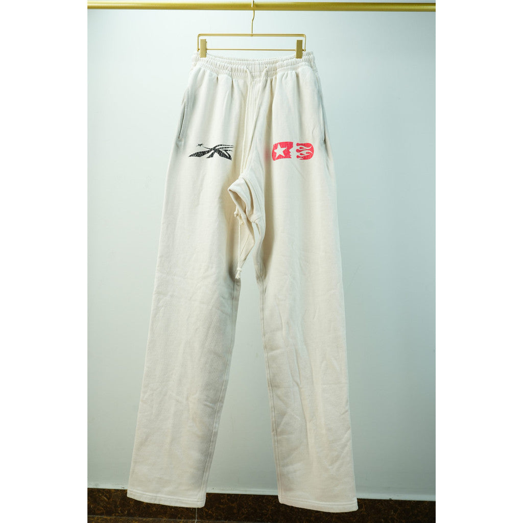 Hellstar lf You Dont Like Us Beat Us Sweatpants - White