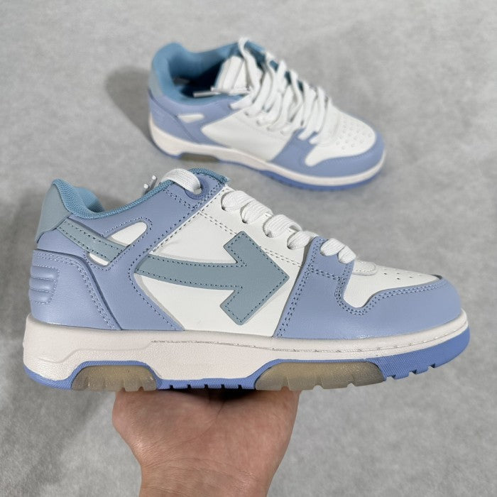 OFF-WHITE Out Of Office 'OOO' Low Tops Sneakers - Blue/ Purple/ White