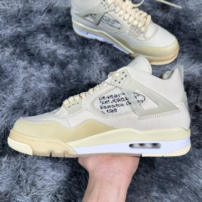 Off-White x Air Jordan 4 SP 'Sail'