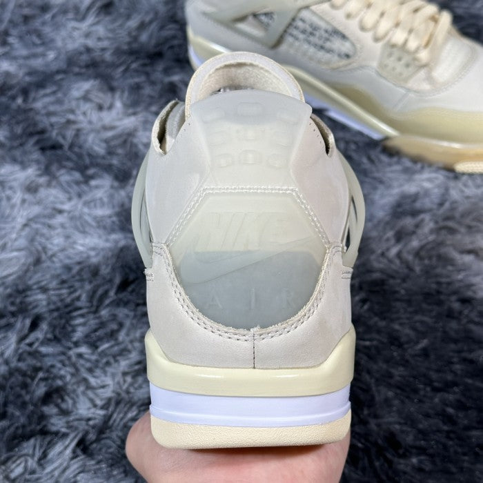 Off-White x Air Jordan 4 SP 'Sail'