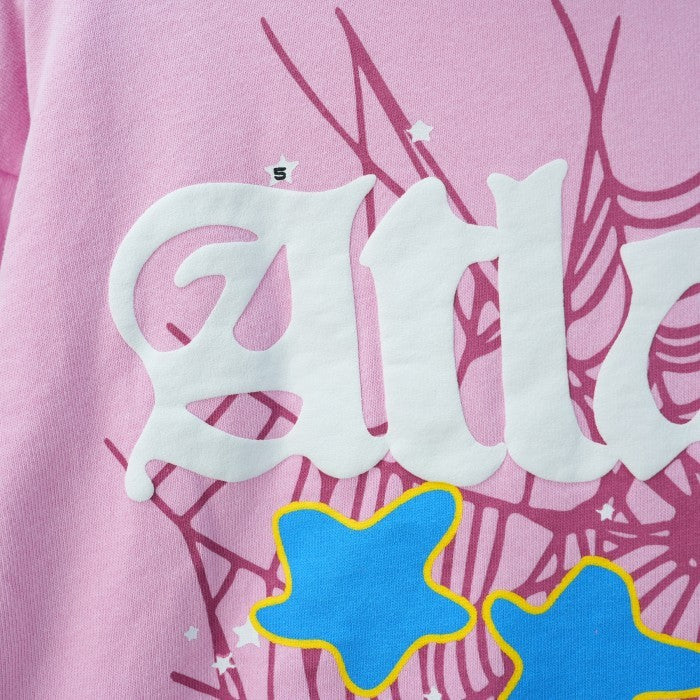 Sp5der Atlanta Hoodie - Pink