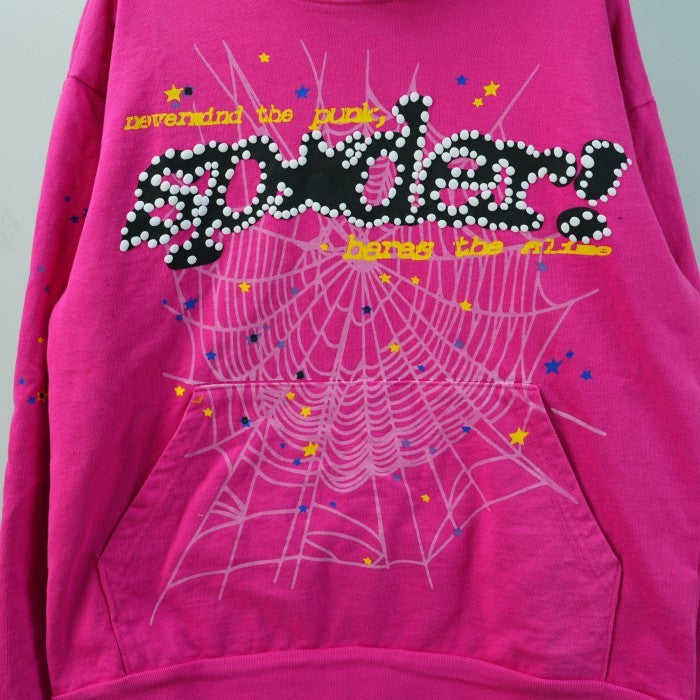 Sp5der P*Nike V2 Hoodie - Pink