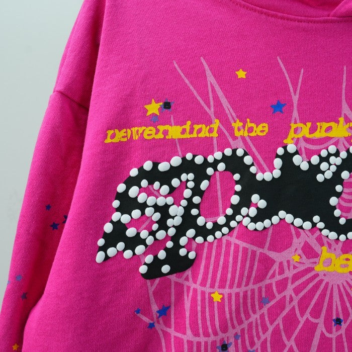 Sp5der P*Nike V2 Hoodie - Pink