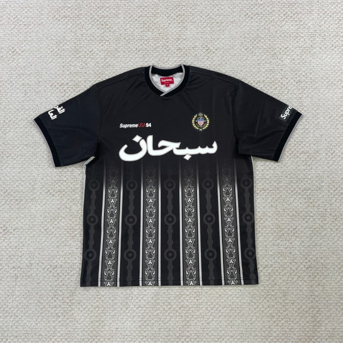 Supreme Arabic Logo Soccer Jersey Black