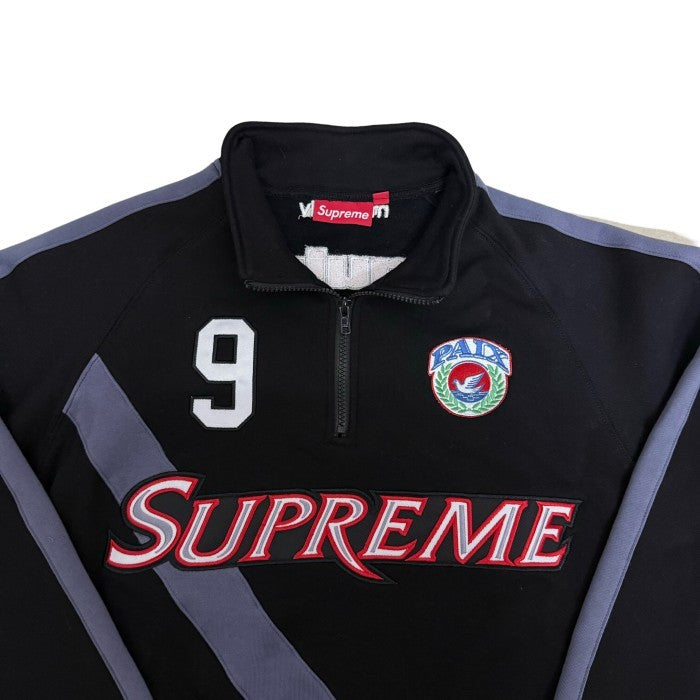 Supreme Equipe Half Zip - Sweatshirt/ Shorts/ Set - Black