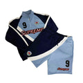 Supreme Equipe Half Zip - Sweatshirt/ Shorts/ Set - Light Blue