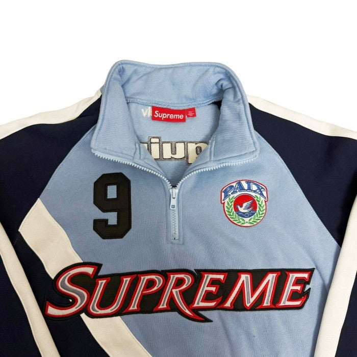Equipe Half Zip - Sweatshirt / Shorts / Set - Light Blue - Supreme