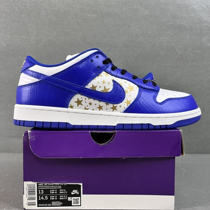 Supreme x Nike SB Dunk Low Stars Hyper Royal (2021)