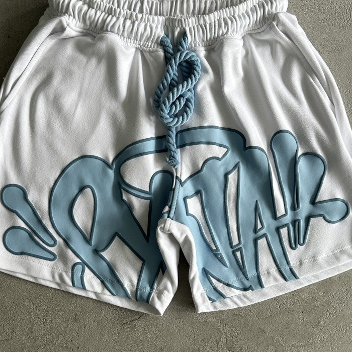Syna World Syna Logo T-shirt & Short Set - White/Blue