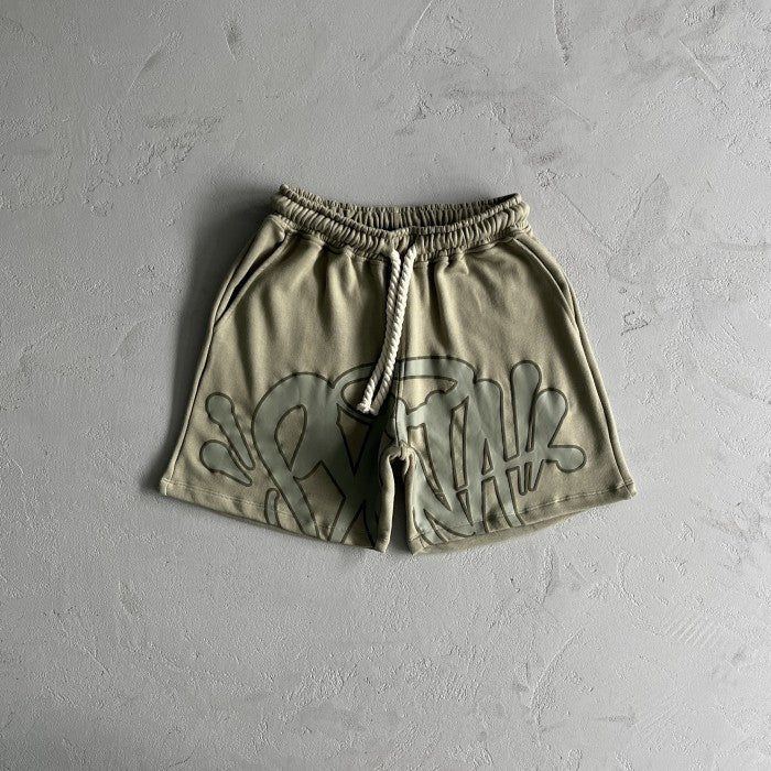 Syna World Syna Logo T-shirt & Short Set/Suit - Army Green
