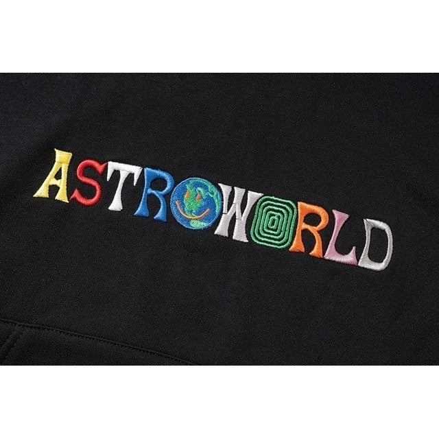 Travis Scott Astroworld Logo Hoodie Black - FW18