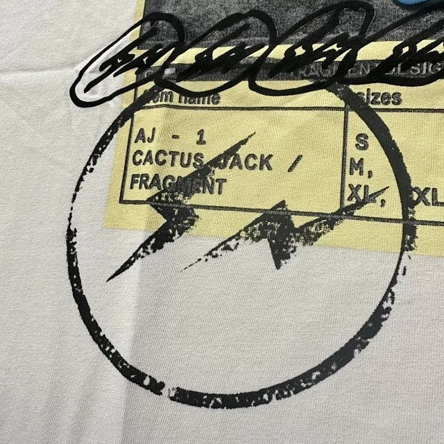 Travis Scott Cactus Jack For Fragment Manifest T-shirt