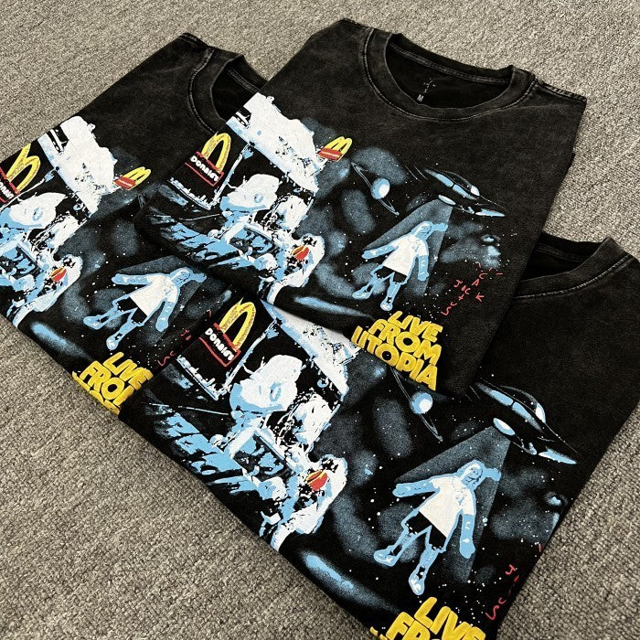 Travis Scott x McDonald's Live From Utopia T-Shirt
