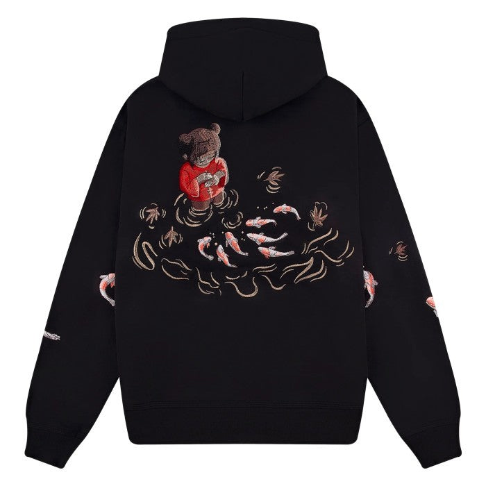 derschutze - koi fish black hoodie