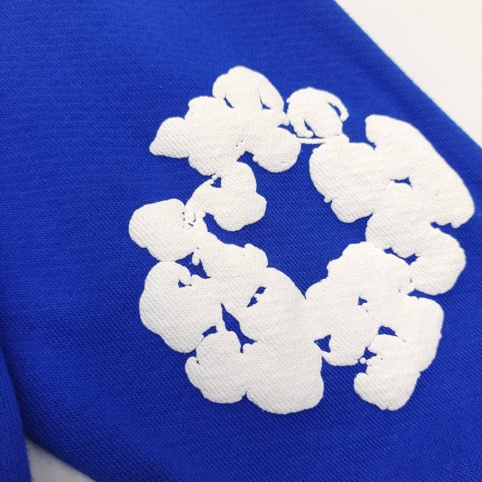 Denim Tears - The Cotton Wreath Blue Hoodie