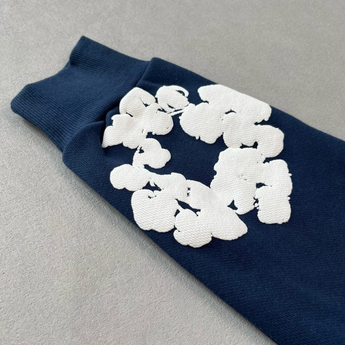 Denim Tears - The Cotton Wreath Navy Hoodie