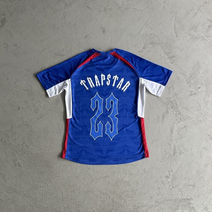 Trapstar Irongate Football Jersey - Blue/Red/White