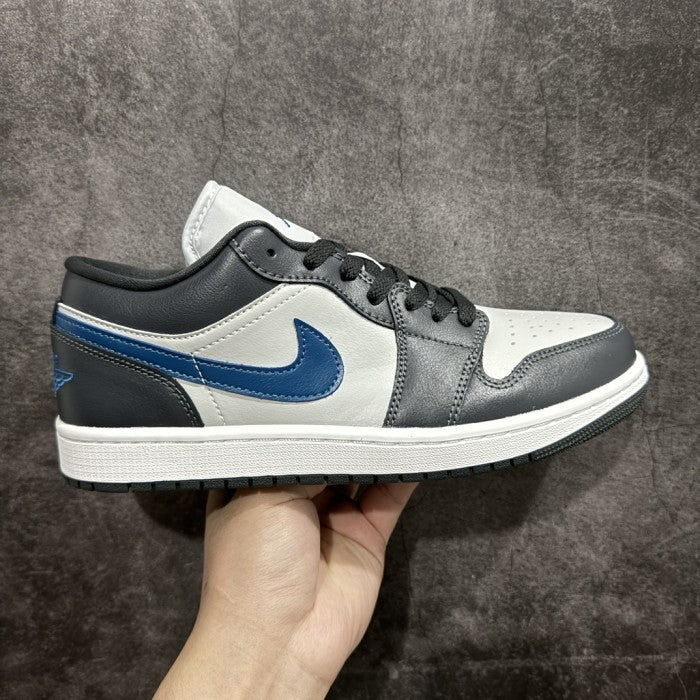 Air Jordan 1 Low Anthracite Industrial Blue DC0774-040