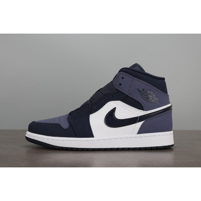Air Jordan 1 Mid Obsidian Sanded Purple | 554724-445