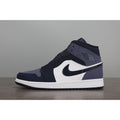 Air Jordan 1 Mid Obsidian Sanded Purple | 554724-445