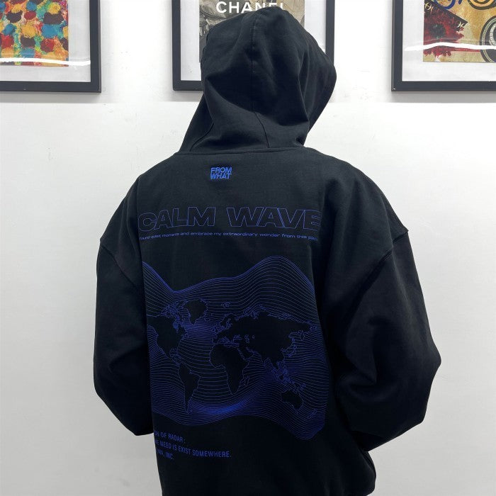 FAR/ from what (@far.archive) - "OUR WAVE" HOODIE_MOONLESS NIGHT