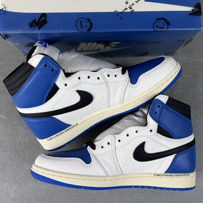 Fragment Design x Travis Scott x Air Jordan 1 Retro High 'Military Blue' DH3227-105