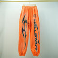 Hellstar Fire Orange Closed Elastic Bottom Sweatpants - Orange Dye