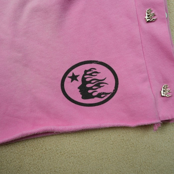 Hellstar Snap Sweat Shorts - Pink