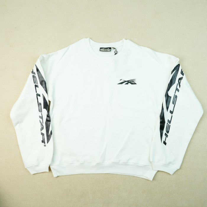 Hellstar Sports Crewneck Sweater - White