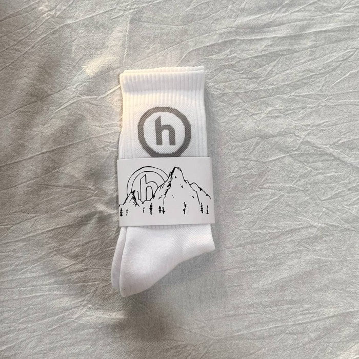 Hidden NY Crew Socks (Kaos Kaki) - White Grey