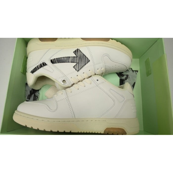 OFF-WHITE Out Of Office 'OOO' Low Tops Sneakers - White/ Black SS21