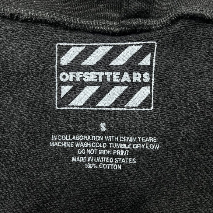 Offset x Denim Tears - The Cotton Wreath Black Hoodie