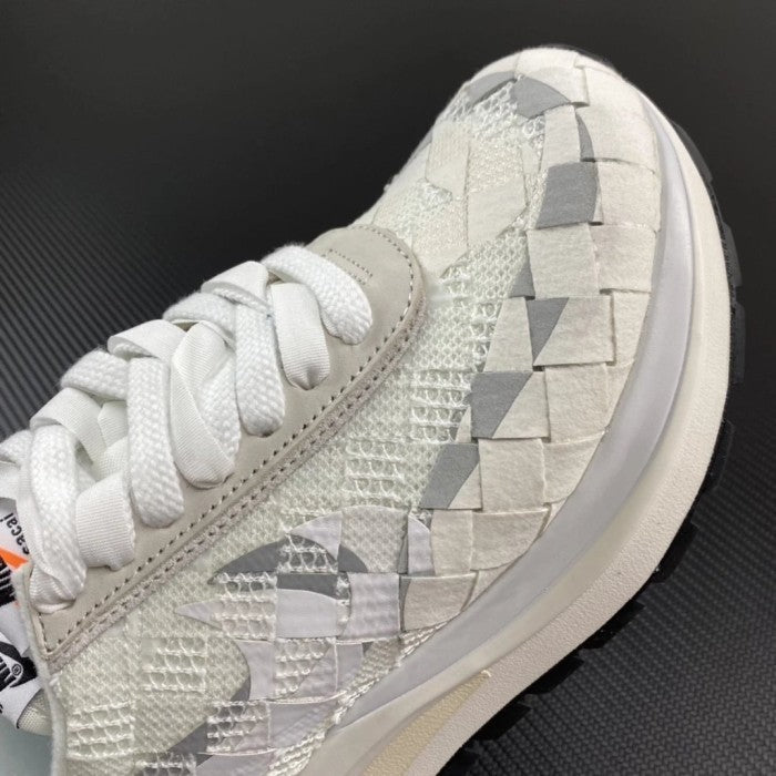 Sacai x Nike Waffle Woven White