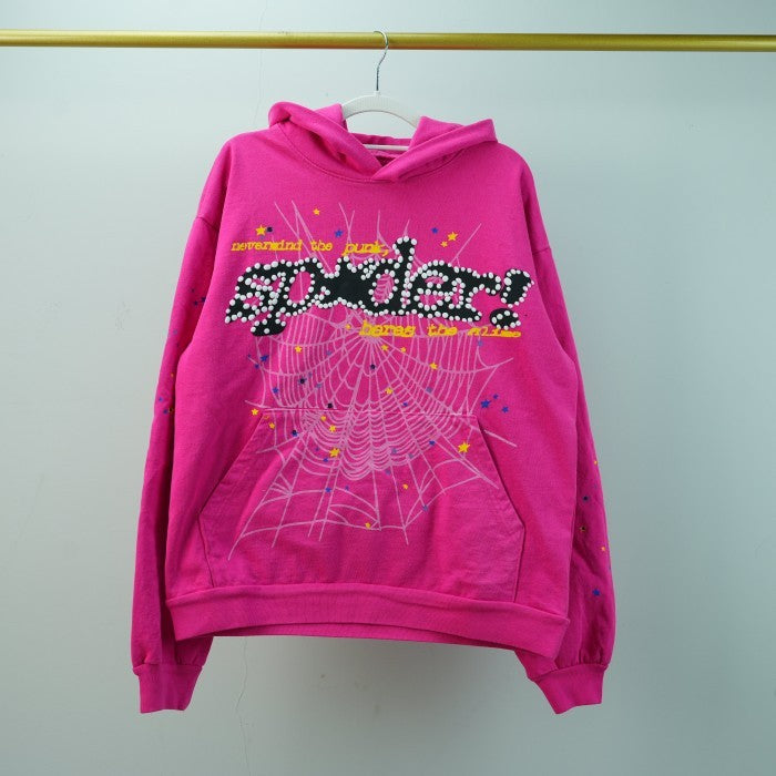 Sp5der P*Nike V2 Hoodie - Pink