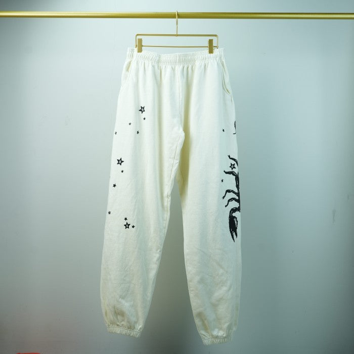 Sp5der x Mariah The Scientist Scorpion Sweatpants - Cream