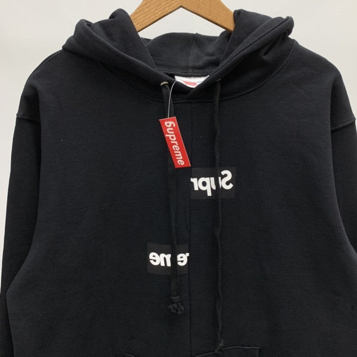 Supreme Comme des Garcons SHIRT Split Box Logo Hoodie - Black