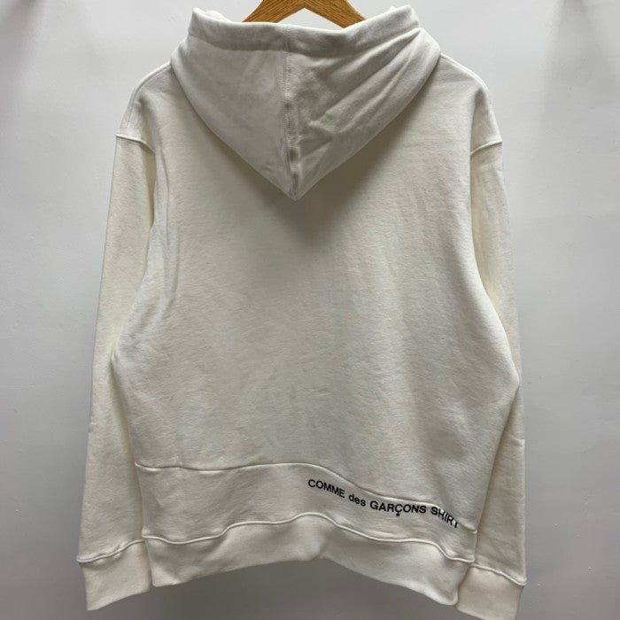 Supreme Comme des Garcons SHIRT Split Box Logo Hoodie - White