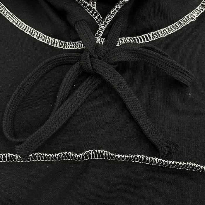 Supreme Coverstitch Hooded Sweatshirt / Hoodie - Black