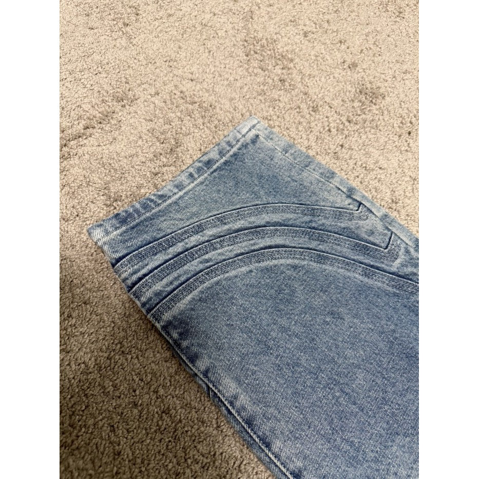 Supreme S Logo Loose Fit Jeans - Washed Blue